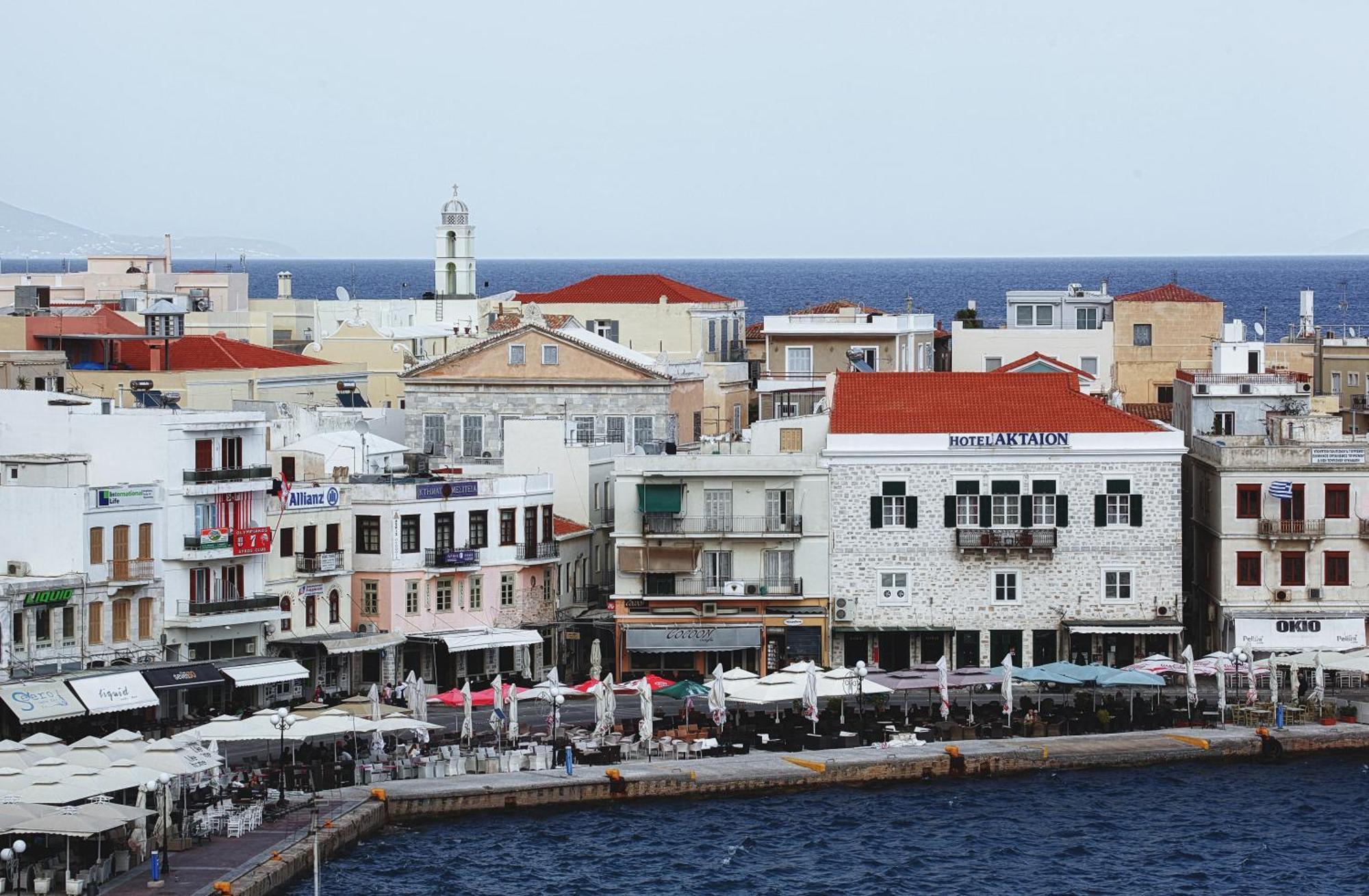 Hotel Aktaion Syros Ermoupoli Eksteriør billede